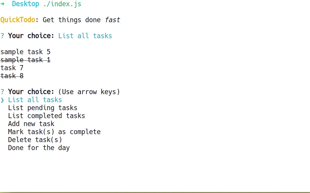 QuickToDo